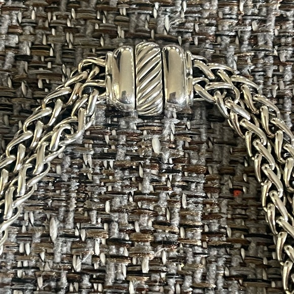 ✨HP✨ David Yurman SS/18K Double Wheat Chain Necklace 16” - Picture 4 of 6